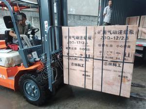 ZBQ系列氣動注漿泵發(fā)往貴州某煤礦！