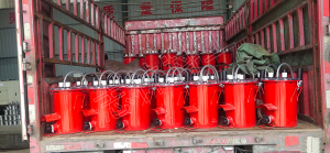 100臺PCZ-L1型立式負(fù)壓放水器發(fā)貨出征河南平頂山